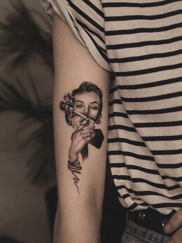 Microrealism tattoo