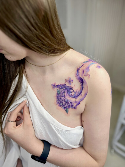 Tattoo Idea # Tattoo Artist Ekaterina Garnet / Katy Garnet