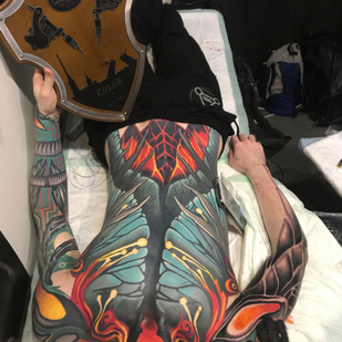 Male Color  tattoo on Bodysuit #78421 | Tattoo Artist Ruslan Abusev