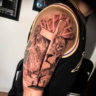 Male Black and Grey Realism tattoo #78504 | Tattoo Artist Diego Conci