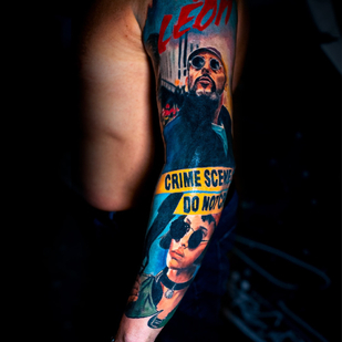 Male Color Realism tattoo on Sleeve #79544 | Tattoo Artist Sergey Proshkin