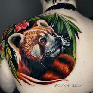 Male Color Realism tattoo on Back #79782 | Tattoo Artist Albina Kruchinina / blondie_tattoo