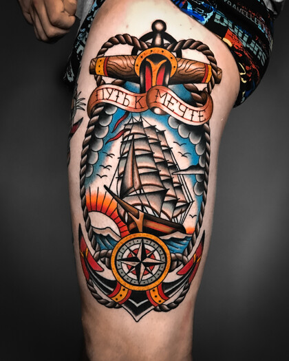 Tattoo Idea # Tattoo Artist Aleksey Burundukov