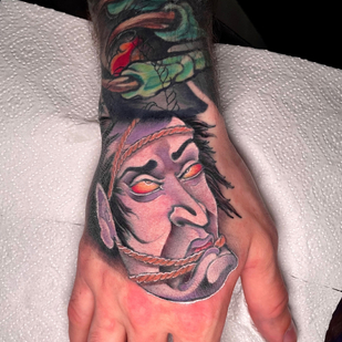 Male Color Japanese tattoo on Wrist #81720 | Tattoo Artist Maxim Markov