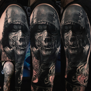 Male Black and Grey Realism tattoo on Shoulder #81951 | Tattoo Artist Dislike