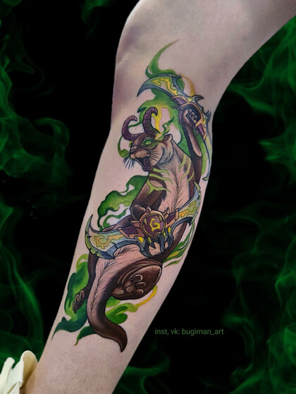 Tattoo Idea # Tattoo Artist Ksenya Bugimen