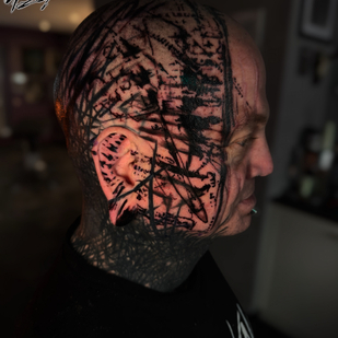 Blackwork tattoo #82698 | Tattoo Artist Bobby Grey