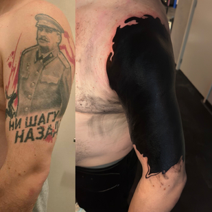 Blackwork tattoo #82709 | Tattoo Artist Bobby Grey