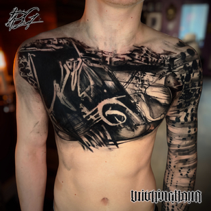 Blackwork tattoo #82720 | Tattoo Artist Bobby Grey