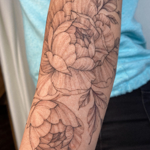 Female Black  tattoo on Forearm #83155 | Tattoo Artist Ekaterina Maximova