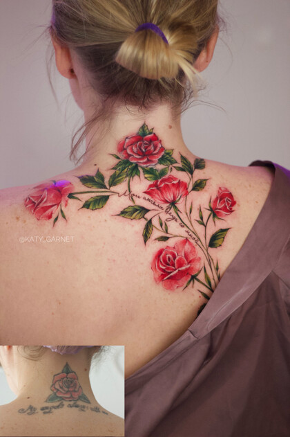 Tattoo Idea # Tattoo Artist Ekaterina Garnet / Katy Garnet