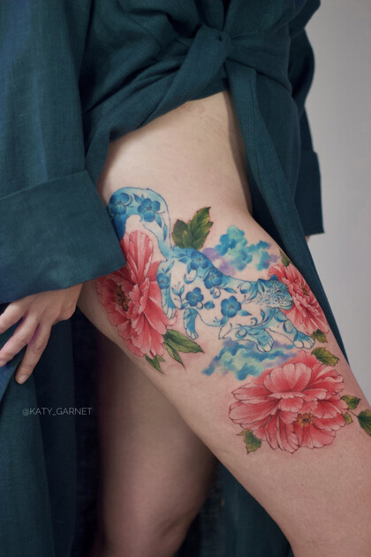 Tattoo Idea # Tattoo Artist Ekaterina Garnet / Katy Garnet