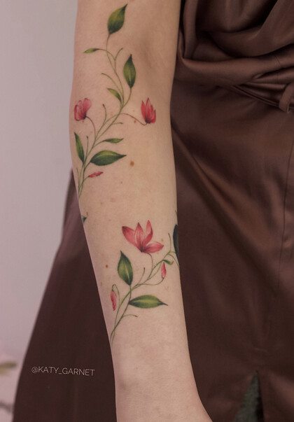 Tattoo Idea # Tattoo Artist Ekaterina Garnet / Katy Garnet