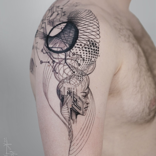 Black and Grey  tattoo #88468 | Tattoo Artist Hossam tattoos