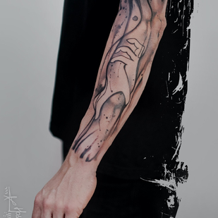 Black and Grey  tattoo #88469 | Tattoo Artist Hossam tattoos