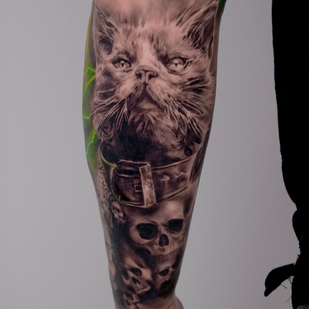 Male Black and Grey Realism tattoo on Forearm #85277 | Tattoo Artist Mariia Agafonova