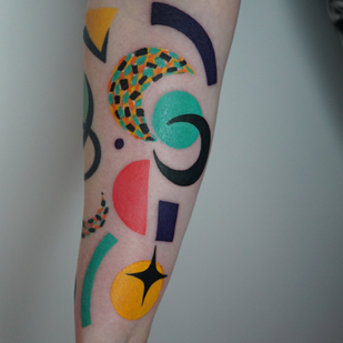 Female  Abstract tattoo #83712 | Tattoo Artist Marta Kudu