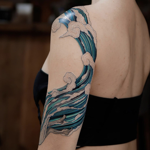 Color Freehand tattoo #86407 | Tattoo Artist Mel (evgenymel,evgenii malgin)
