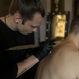 tattoo #87037 | Tattoo Artist Mr.Evil Ruslan Bazhanov