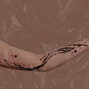 Female Black Abstract tattoo #87708 | Tattoo Artist PINKA