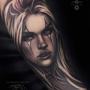 tattoo #90883 | Tattoo Artist Spray Gun