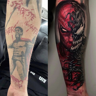 Male Black and Grey Realism tattoo on Forearm #86266 | Tattoo Artist Tomek Glinski