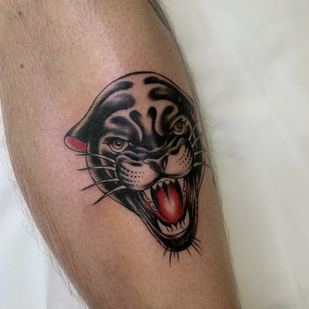 Male Color  tattoo on Leg #85907 | Tattoo Artist Valera Pashkov