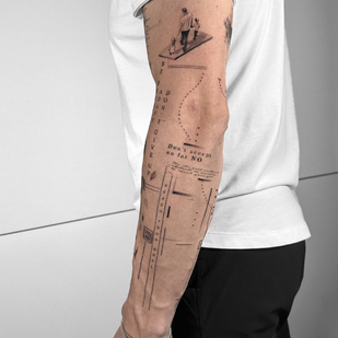 Black and Grey  tattoo #86631 | Tattoo Artist Vytautas Vy