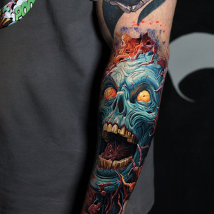 Male  Realism tattoo on Forearm #84264 | Tattoo Artist Andrey Indigo