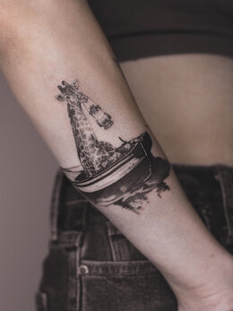 Microrealism tattoo
