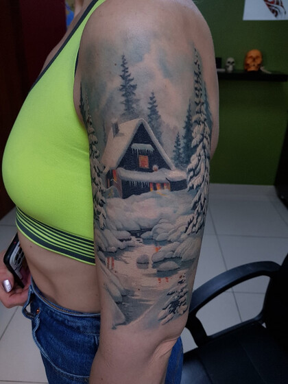 Tattoo Idea # Tattoo Artist Dmitriy Chikaev