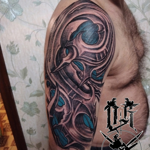 Color  tattoo #87498 | Tattoo Artist Dmitriy Kobelev