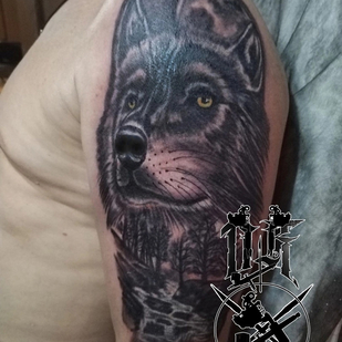 Color  tattoo #87504 | Tattoo Artist Dmitriy Kobelev