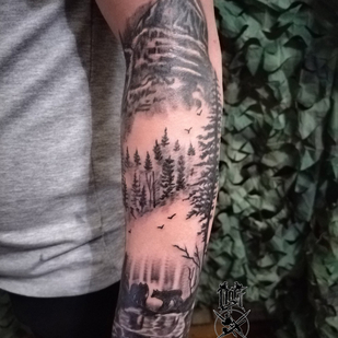 Black and Grey  tattoo #87524 | Tattoo Artist Dmitriy Kobelev