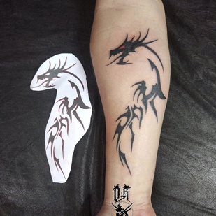 Color  tattoo #87562 | Tattoo Artist Dmitriy Kobelev