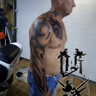 Black  tattoo #87567 | Tattoo Artist Dmitriy Kobelev