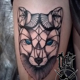 Color  tattoo #87572 | Tattoo Artist Dmitriy Kobelev