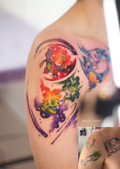 Tattoo Idea # Tattoo Artist Ekaterina Garnet / Katy Garnet
