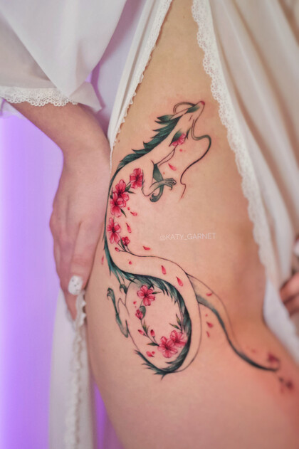 Tattoo Idea # Tattoo Artist Ekaterina Garnet / Katy Garnet