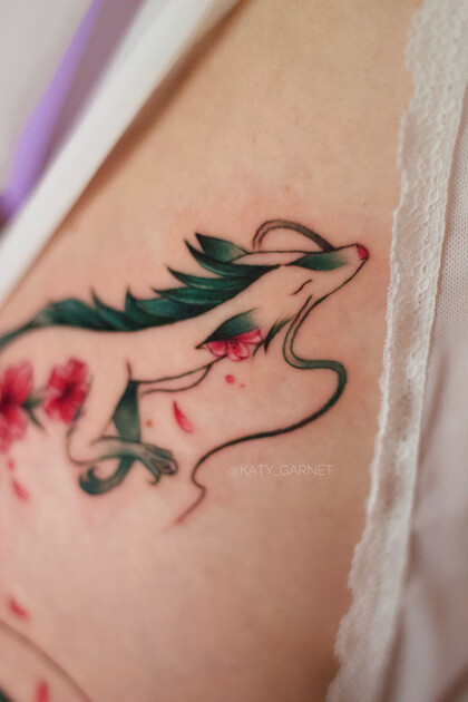 Tattoo Idea # Tattoo Artist Ekaterina Garnet / Katy Garnet