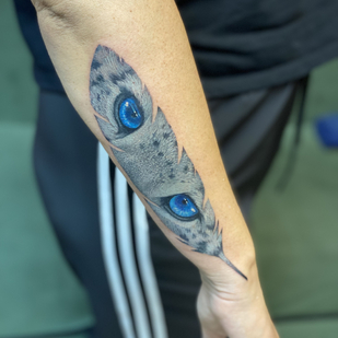 Female Black and Grey Author's Style tattoo #88150 | Tattoo Artist Evgeniy Bobin