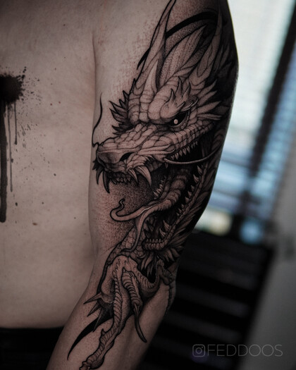 Tattoo Idea #90667 Tattoo Artist Maxim Fedosov