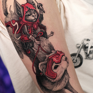 Female Color Graphic tattoo on Shoulder #85237 | Tattoo Artist Marusya