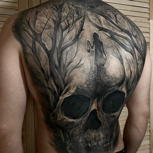 Male  Realism tattoo on Back #85930 | Tattoo Artist Nataliya Guk