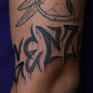 Male Black Calligraphy tattoo #85461 | Tattoo Artist Nikita Kasatkin