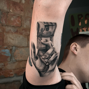 Male Black and Grey Realism tattoo #85464 | Tattoo Artist Nikita Kasatkin