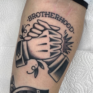 Male Black and Grey  tattoo on Forearm #88714 | Tattoo Artist Nikita Radeckiy