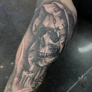 Male Black and Grey Realism tattoo #88207 | Tattoo Artist Nikolay Kombarov