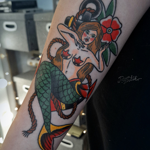 Female Color  tattoo on Forearm #86188 | Tattoo Artist Roma Dober