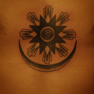 Male Black and Grey Graphic tattoo on Breast #90846 | Tattoo Artist Sasha Morozov (Sasha Morozov)